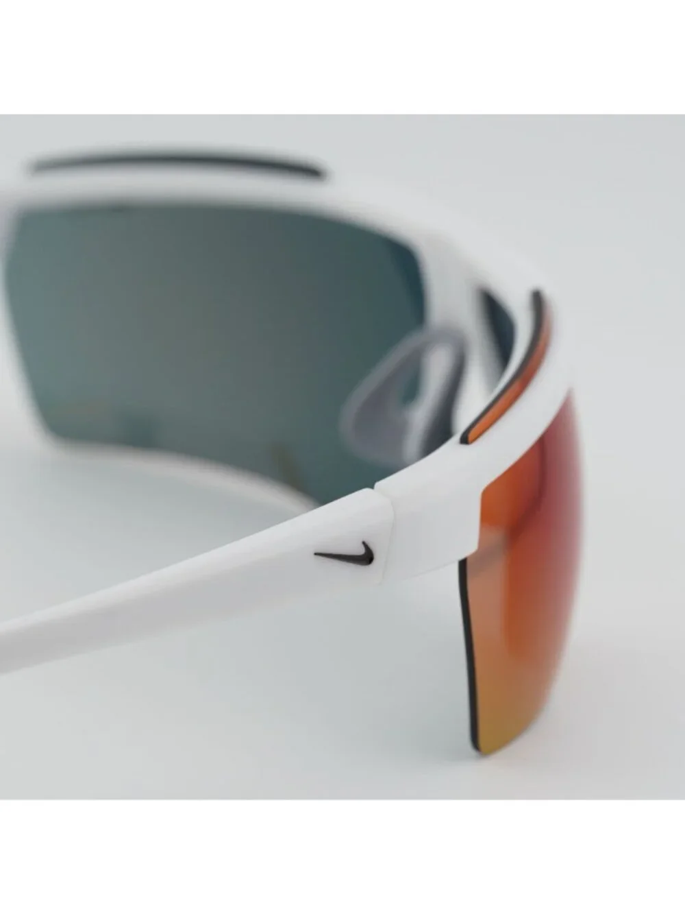 NIKE WINDSHIELD 20 CW1287 106 Sunglasses White Shield Frame, Field Tint Lenses